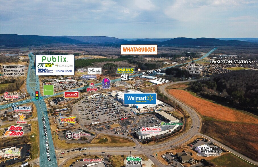 6813 S Highway 431, Owens Cross Roads, AL for sale - Building Photo - Image 1 of 1