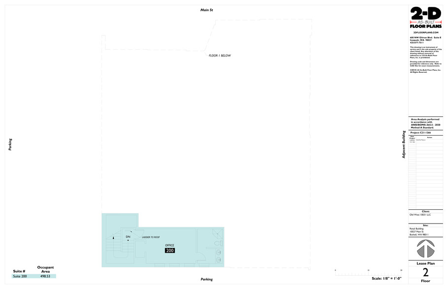 10027 Main St, Bothell, WA for rent - Site Plan - Image 2 of 6