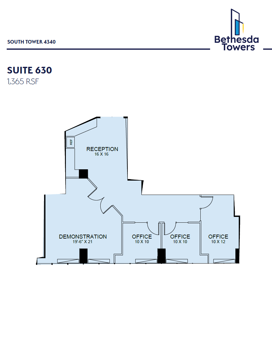 4340 East-West Hwy, Bethesda, MD to rent Floor Plan- Image 1 of 1
