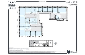 1880 Century Park E, Los Angeles, CA to rent Floor Plan- Image 2 of 3