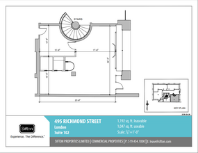 495 Richmond St, London, ON for rent Floor Plan- Image 1 of 1