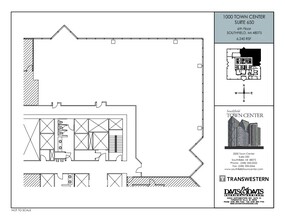 1000-4000 Town Center, Southfield, MI for rent Floor Plan- Image 2 of 2