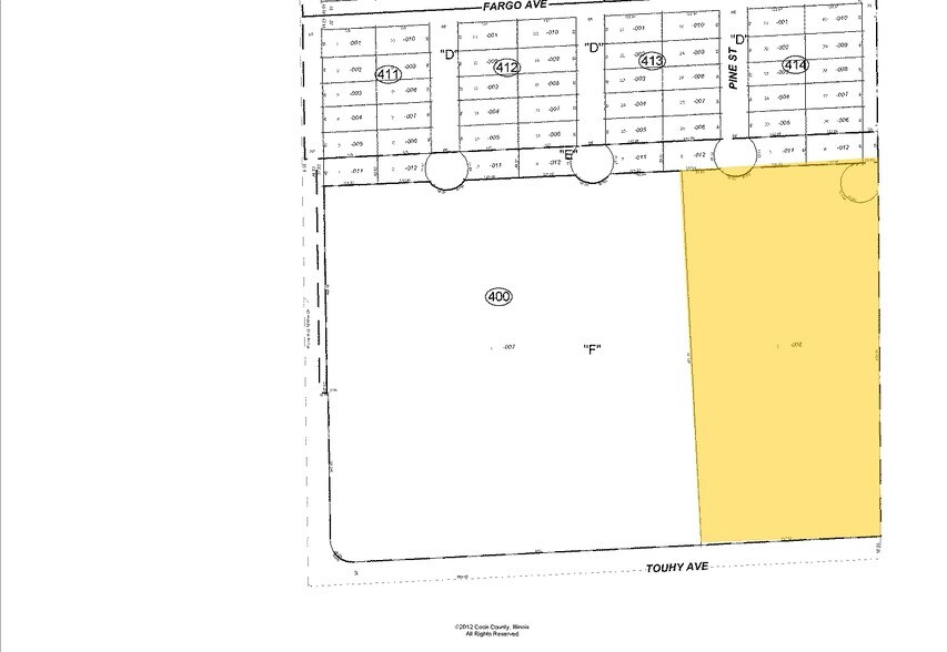 1350 E Touhy Ave, Des Plaines, IL for rent - Plat Map - Image 3 of 20