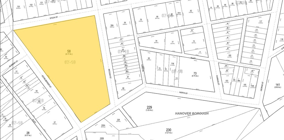 195 Stock St, Hanover, PA for sale - Plat Map - Image 2 of 5