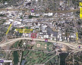 5200-5240 Oakland Ave, Saint Louis, MO - AERIAL  map view