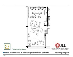 100 Peachtree St NW, Atlanta, GA for rent Floor Plan- Image 1 of 1