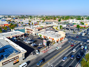 14503-14519 Sherman Way, Van Nuys, CA - AERIAL  map view