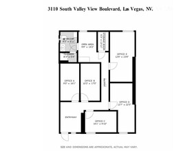 3110 S Valley View Blvd, Las Vegas, NV for rent Site Plan- Image 1 of 2