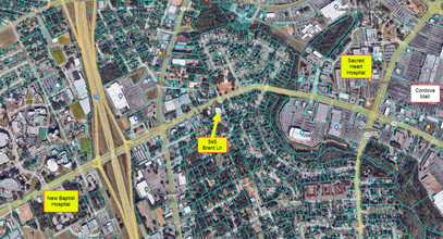 545 Brent Ln, Pensacola, FL - aerial  map view