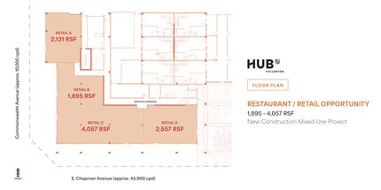 2601 E Chapman Ave, Fullerton, CA to rent Floor Plan- Image 1 of 2
