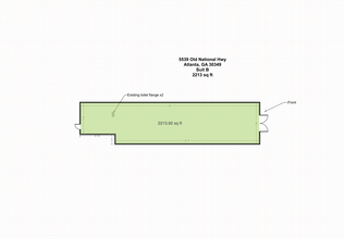 5539 Old National Hwy, College Park, GA for rent Floor Plan- Image 1 of 1