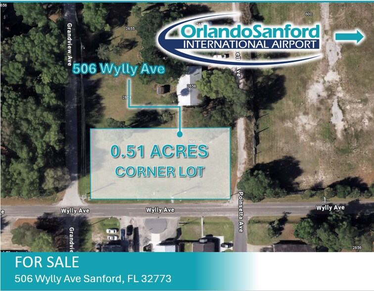 506 Wylly, Sanford, FL for sale - Aerial - Image 1 of 5