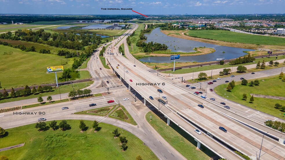 11941-11947 S Highway 6, Sugar Land, TX for rent - Aerial - Image 3 of 8