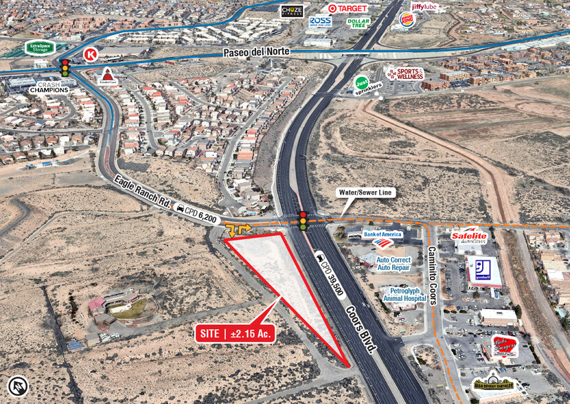 SWC Coors & Eagle Ranch, Albuquerque, NM for sale - Building Photo - Image 1 of 2