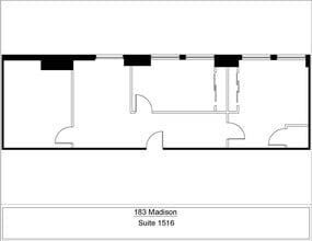 183 Madison Ave, New York, NY to rent Floor Plan- Image 1 of 3