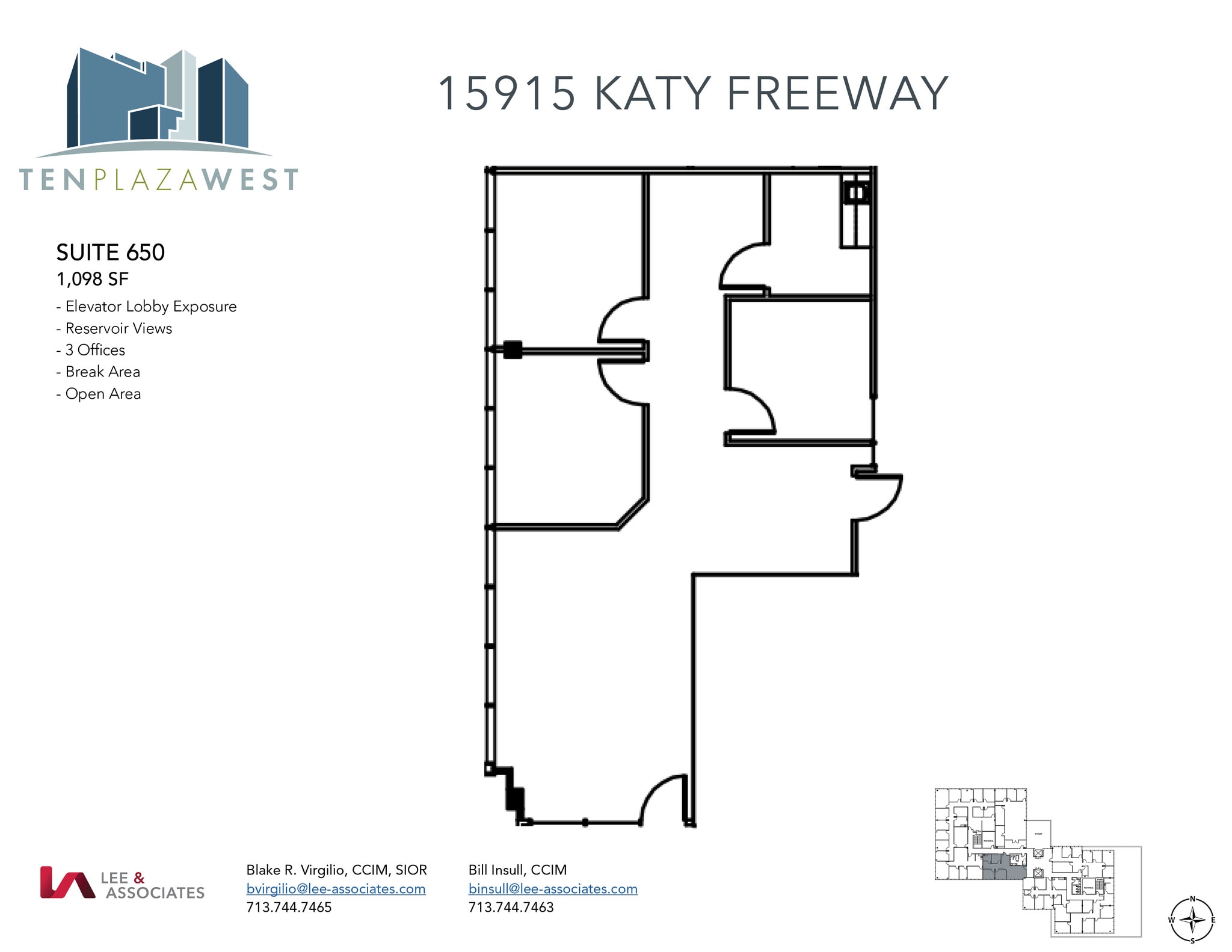 15915 Katy Fwy, Houston, TX to rent Floor Plan- Image 1 of 1