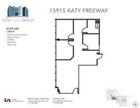 15915 Katy Fwy, Houston, TX to rent Floor Plan- Image 1 of 1