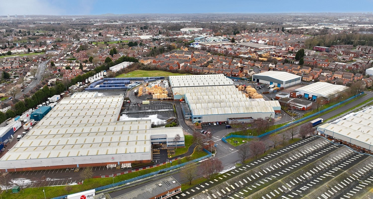 Woden Rd W, Wednesbury to rent Aerial- Image 1 of 3