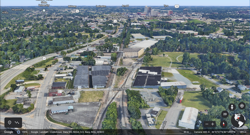 821 E 25th St, Winston-Salem, NC for rent - Aerial - Image 3 of 45