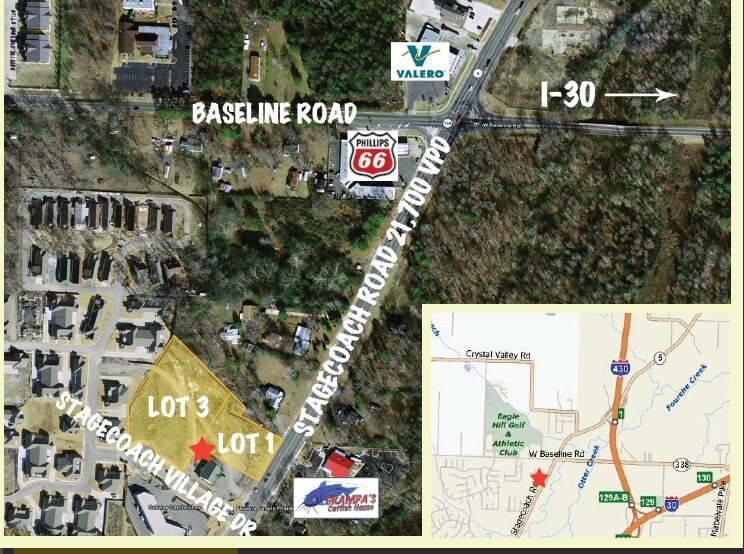 Stagecoach Lots 1 & 3 Rd, Little Rock, AR for sale - Building Photo - Image 2 of 3