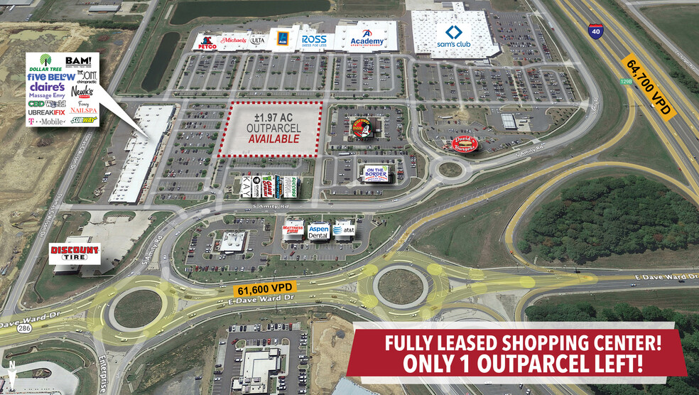 Interstate 40 & Dave Ward Dr, Conway, AR for rent - Site Plan - Image 1 of 9