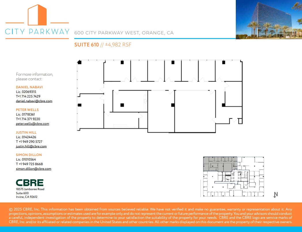 600 City Pky W, Orange, CA to rent Floor Plan- Image 1 of 1