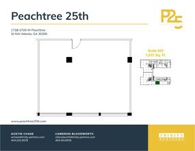 1718-1720 NW Peachtree St, Atlanta, GA for rent Site Plan- Image 1 of 1