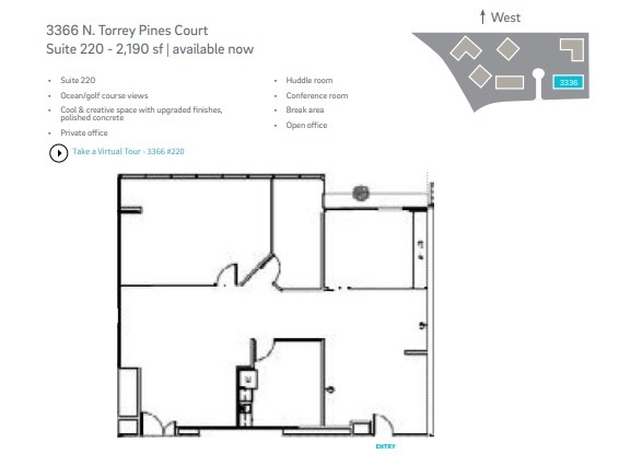 3333 N Torrey Pines Ct, La Jolla, CA for rent Floor Plan- Image 1 of 1