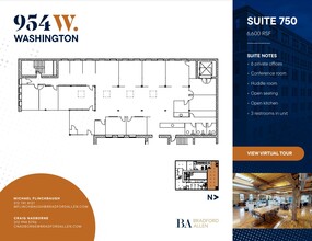 954 W Washington Blvd, Chicago, IL for rent Floor Plan- Image 1 of 9