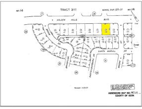 21529 Golden Hills Blvd, Tehachapi, CA for sale Plat Map- Image 1 of 1