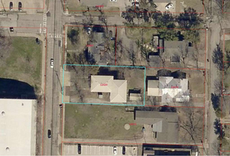 1702 Bois D Arc St, Commerce, TX - aerial  map view