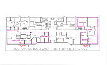 9990 Fairfax Blvd, Fairfax, VA for rent Floor Plan- Image 1 of 1