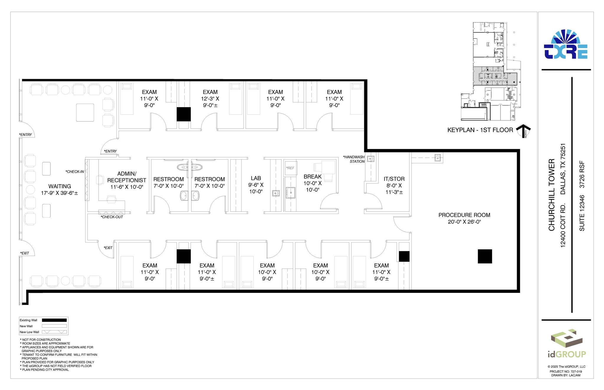 12400 Coit Rd, Dallas, TX to rent Floor Plan- Image 1 of 3