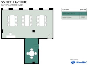 55 Fifth Ave, New York, NY to rent Floor Plan- Image 1 of 6