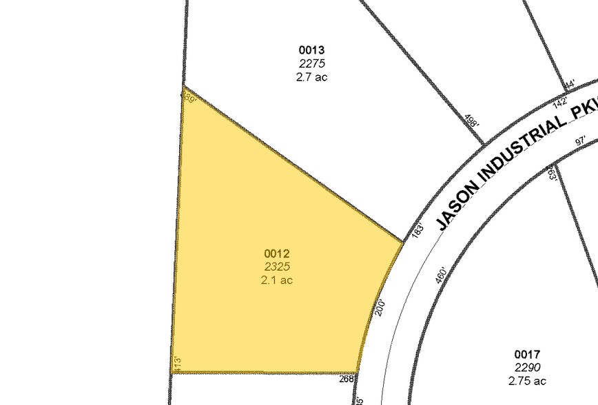 2325 Jason Industrial Pky, Winston, GA for rent - Plat Map - Image 2 of 9