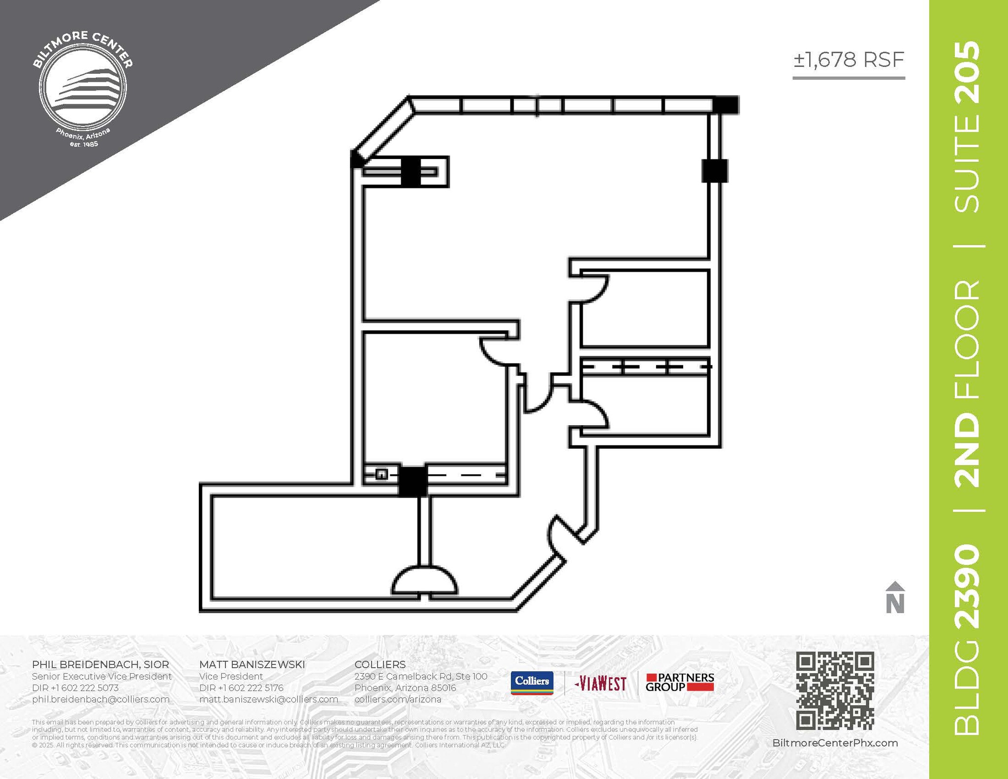 2398 E Camelback Rd, Phoenix, AZ for rent Floor Plan- Image 1 of 2