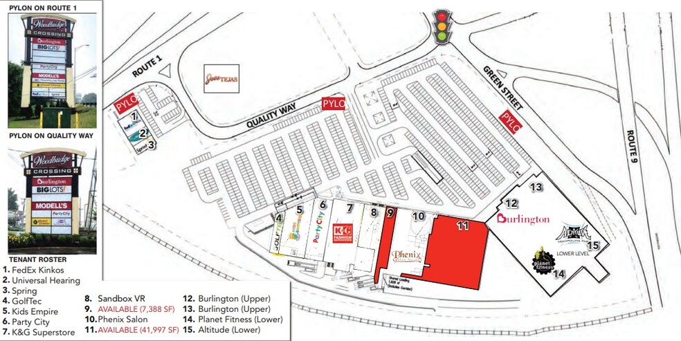 451-479 Green St, Woodbridge, NJ for rent - Site Plan - Image 2 of 3