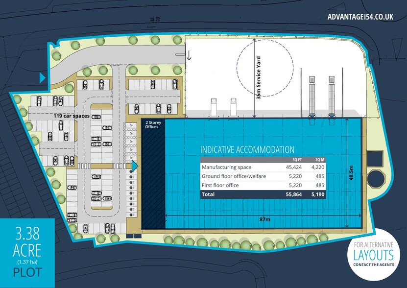 Innovation Dr, Wolverhampton to rent - Floor Plan - Image 2 of 2