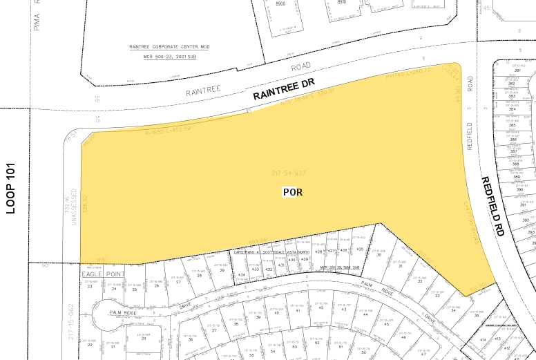 8901 E Raintree Dr, Scottsdale, AZ for sale - Plat Map - Image 1 of 1