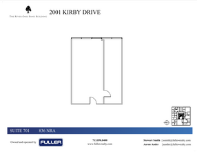 2001 Kirby Dr, Houston, TX for rent Floor Plan- Image 1 of 1