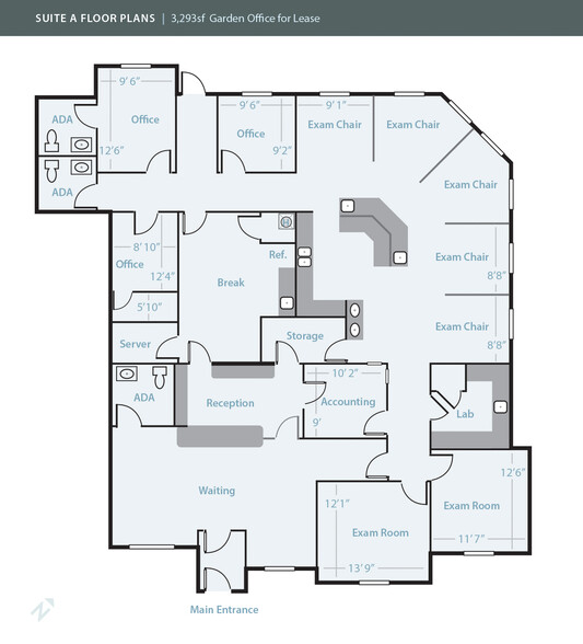 6102 82nd St, Lubbock, TX for rent - Floor Plan - Image 3 of 9