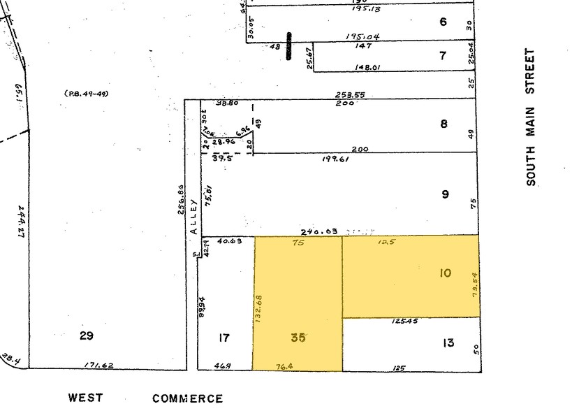 156 S Main St, High Point, NC for rent - Plat Map - Image 3 of 45