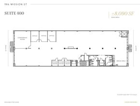 986 Mission St, San Francisco, CA for rent Floor Plan- Image 1 of 1