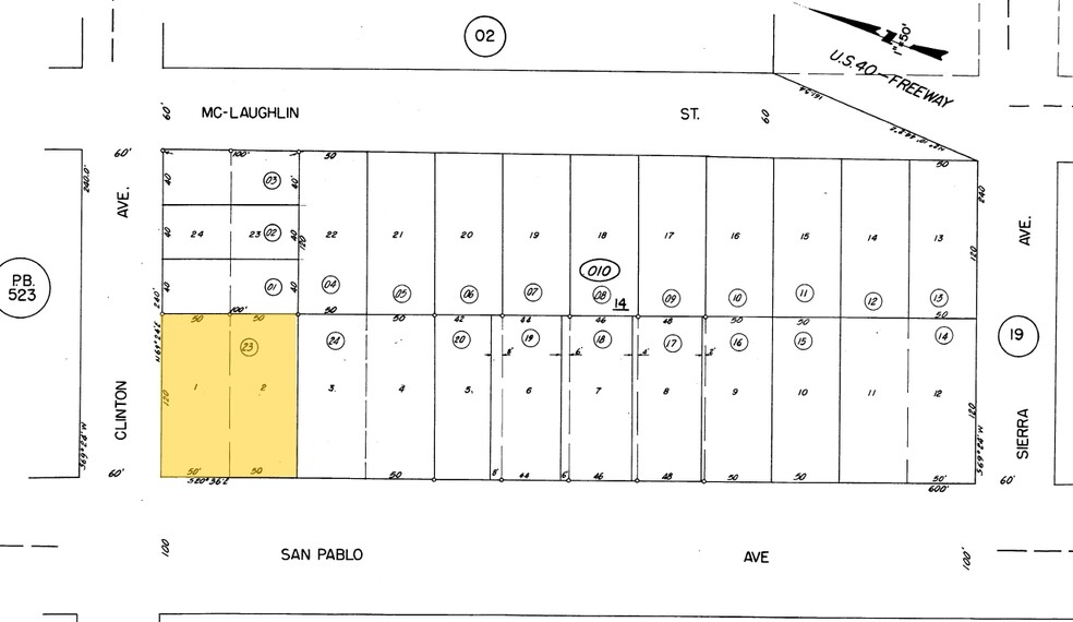 12488-12492 San Pablo Ave, Richmond, CA for sale - Plat Map - Image 3 of 3