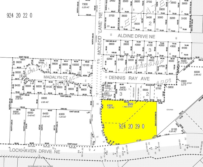 5820-5860 McLeod Ln NE, Keizer, OR for sale - Plat Map - Image 1 of 4