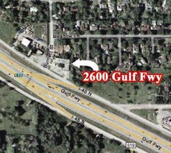 2600 Gulf Fwy, La Marque, TX - aerial  map view - Image1