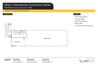 7950-7966 NW 14th St, Miami, FL to rent Site Plan- Image 1 of 6