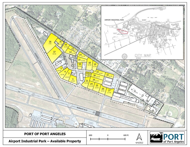 West 19th Street, Port Angeles, WA for rent - Site Plan - Image 1 of 3