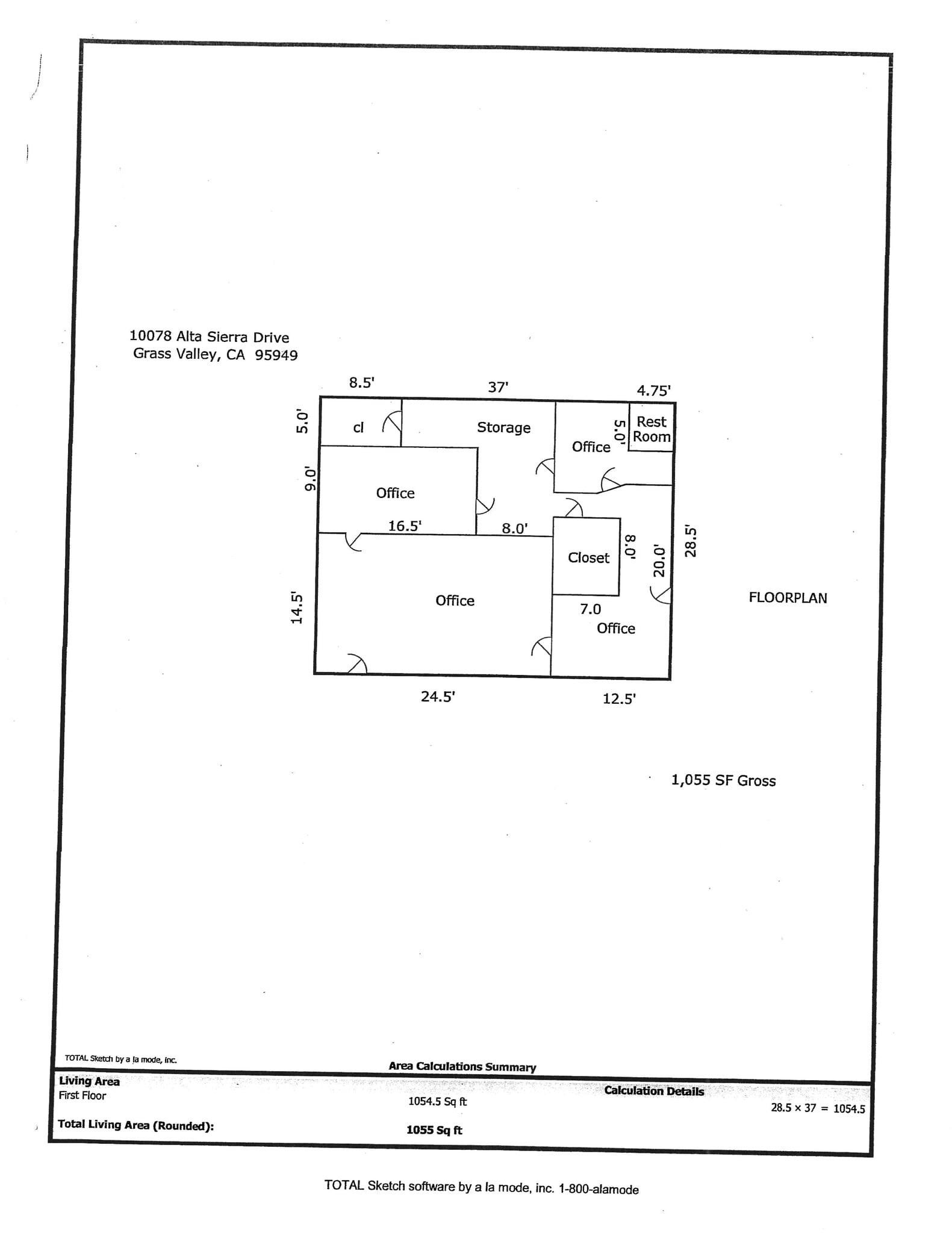 10052-10078 Alta Sierra Dr, Grass Valley, CA to rent Floor Plan- Image 1 of 1