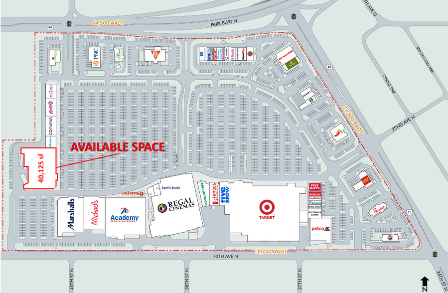 7200 US Highway 19 N, Pinellas Park, FL for rent - Site Plan - Image 1 of 5